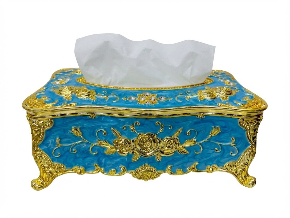 ORNAMENT TISSUE BOX  RK03